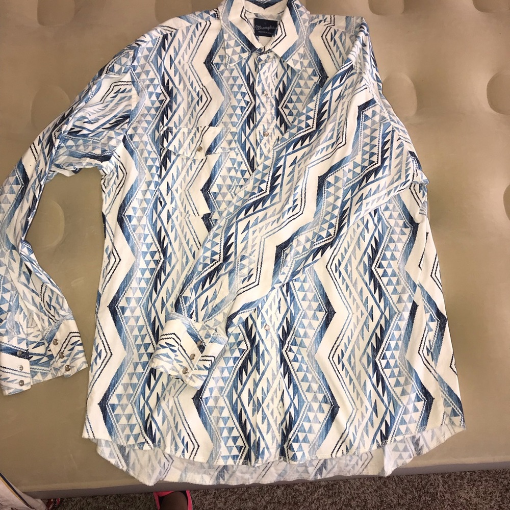 Wrangler Long sleeve pearl snap